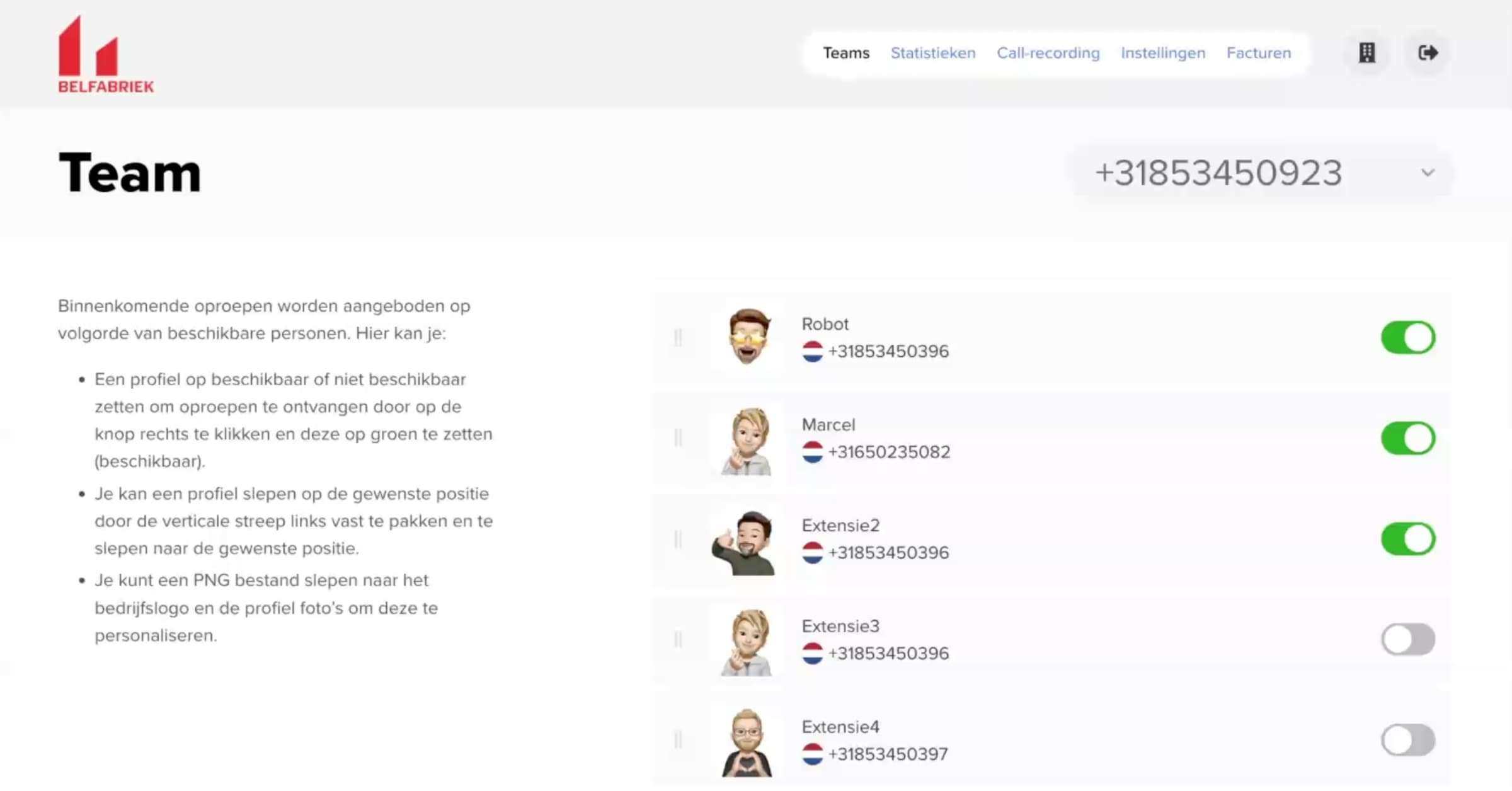 demo de teléfono virtual