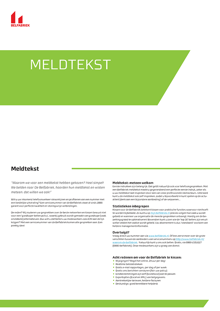 support meldtekst